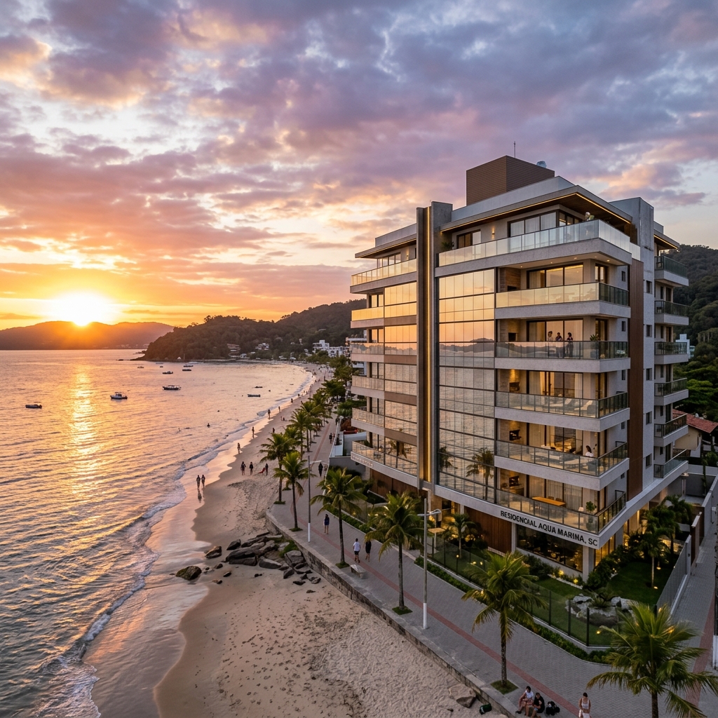 Empreendimento Premium frente mar em Bombinhas